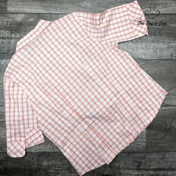 attention Short Sleeve Button Down Top Size 14 - Picture 5 of 5